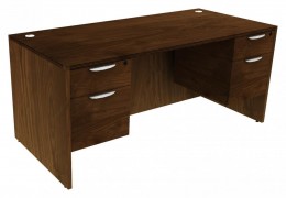 Rectangular Desk with Drawers - HL