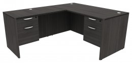 L Shaped Desk with Drawers - HL Series