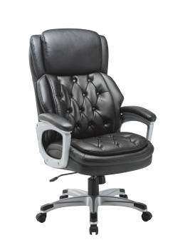 Leather High Back Office Chair - St James