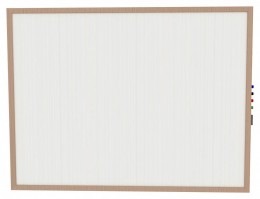 Magnetic Whiteboard with Wood Frame - Impression