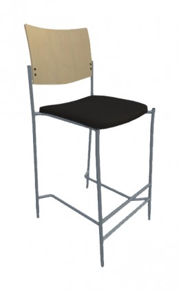 Bar Stool with Back - Evolve