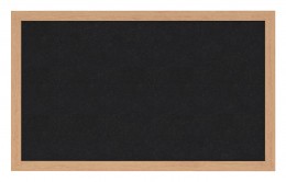 Rubber Bulletin Board with Wood Frame - 36
