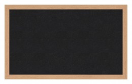 Rubber Bulletin Board with Wood Frame - 48