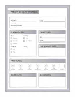 Hospital Patient Whiteboard