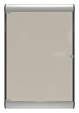 Enclosed Bulletin Board with Vinyl Surface - 28