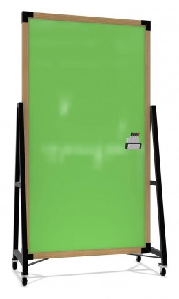 Mobile Glass Dry Erase Board - Prest