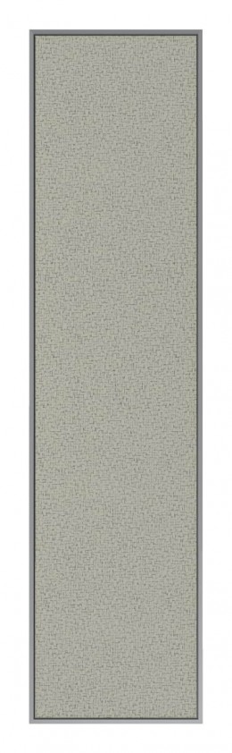 Fabric Bulletin Board with Silver Frame - 12