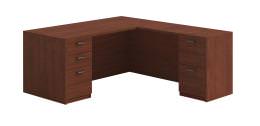 L Shaped Desk with Drawers