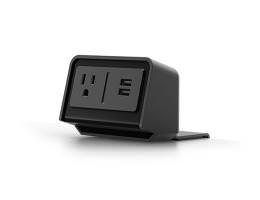 FlexCharge 3 - Desk AC & USB Power Module - Black - 