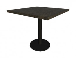 Square Cafe Table - 30" Tall - Proof