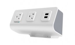 AC & USB Desk Power Module with Surge Protection - FlexCharge4