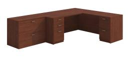 L Shaped Desk with Lateral File Cabinet