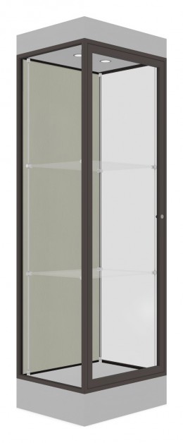 Tower Display Case with LED Lighting - 24