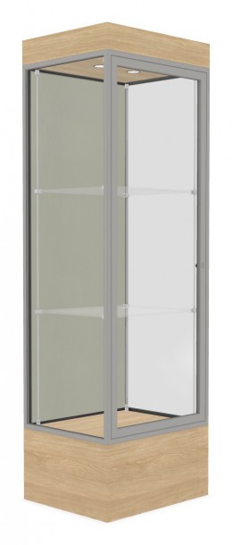 Lighted Display Case with 12