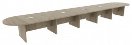 Large Racetrack Conference Table - PL Laminate