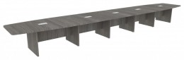 Large Boat Shaped Conference Table - PL Laminate