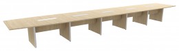 Large Boat Shaped Conference Table - Potenza