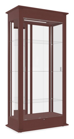 Mirrored Display Case with LED Lighting - 36