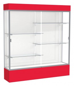 Large Display Case with LED Lighting -  72" x 80" - Spirit