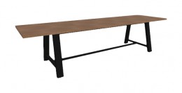 Rectangular Conference Table with Steel Frame - 30