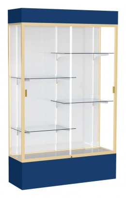 Glass Display Case with Lights -  48" x 80" - Spirit