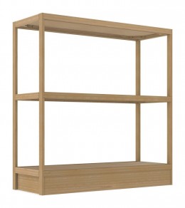 Wood Shelving Unit - 48" x 50" - Control