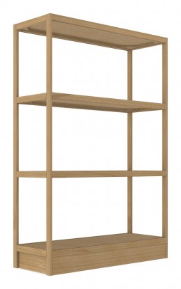 Wood Shelving Unit - 48" x 72" - Control