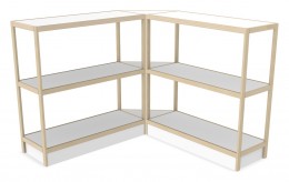 Corner Shelving Unit - 93" x 50" - Control