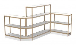 Large Open Shelving Unit - 145" x 72" - Control