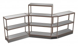 Open Back Shelving Unit - 160" x 72" - Control