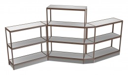 Open Back Shelving Unit - 160" x 72" - Control