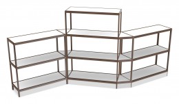 Open Back Shelving Unit - 160" x 72" - Control