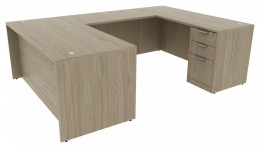 U Shaped Office Desk - PL Laminate