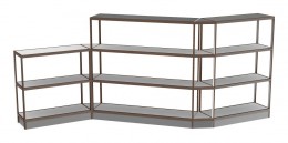 Open Back Shelving System -  194" x 72" - Control