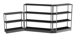 Open Wood Shelving System - 194" x 72" - Control