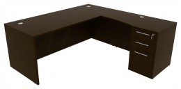 L Shaped Desk with Drawers - Potenza