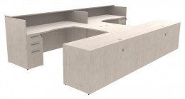 2 Person Reception Desk - Potenza