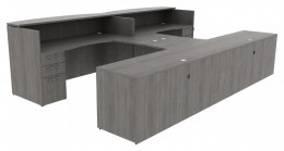 2 Person Reception Desk - Potenza