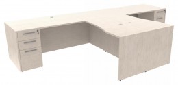 2 Person Desk with Drawers - Potenza