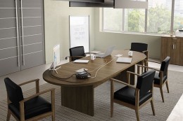 Racetrack Conference Table - PL Laminate