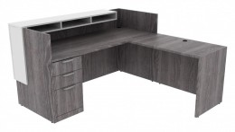 L-Shaped Desk - PL Laminate