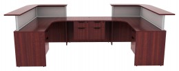 Reception Desk with Counter - PL Laminate