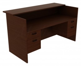 Small Reception Desk - Amber