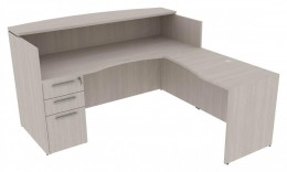 L Shaped Reception Desk - Potenza