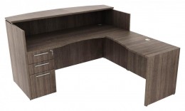 L Shaped Reception Desk - Potenza