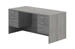 Rectangular Desk with Drawers - Amber Series