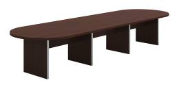 Racetrack Conference Table - Amber