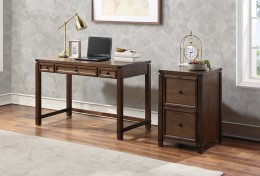 Desk with File Cabinet - Baton Rouge