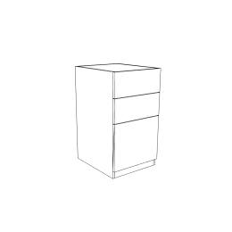 Cherryman 3 Drawer Pedestal for Credenza or Return