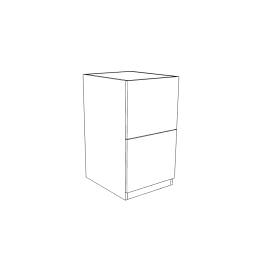Cherryman 2 Drawer Pedestal for Credenza or Return
